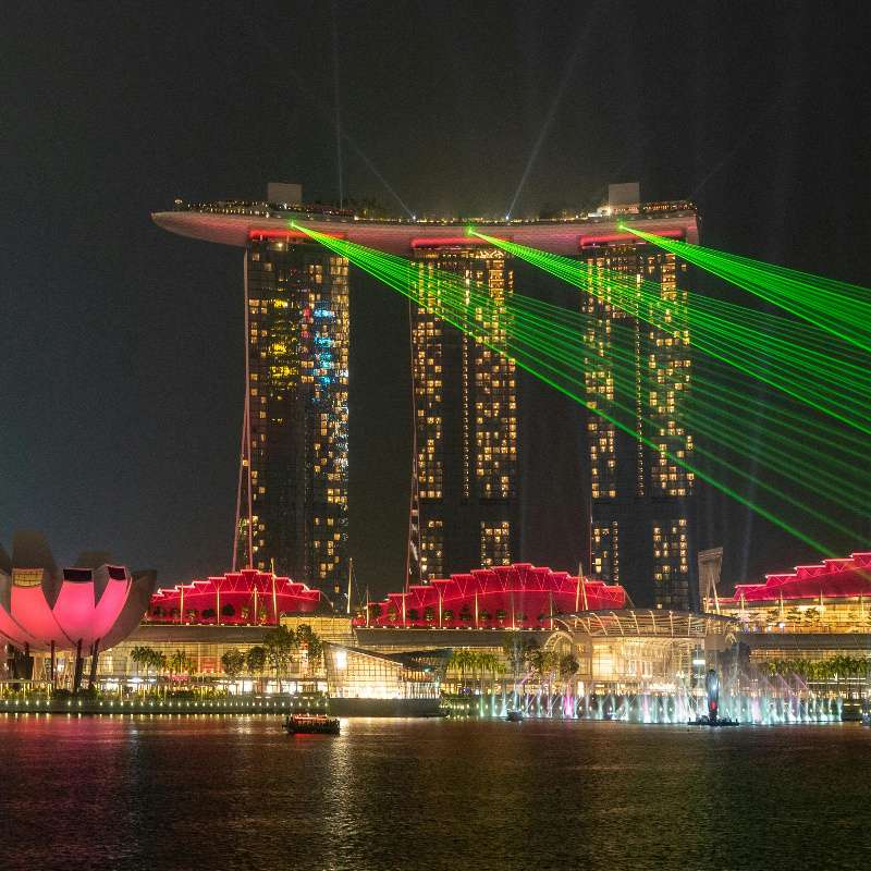 best place to watch the Spectra light show in Singapore