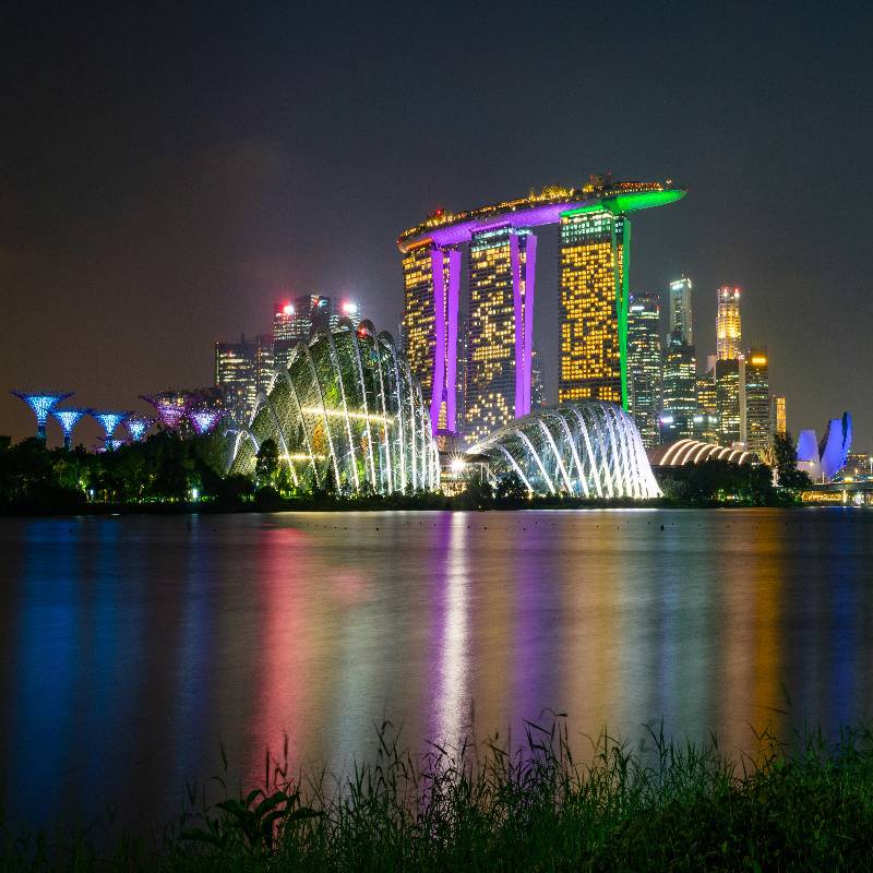 best place to watch the Spectra light show in Singapore